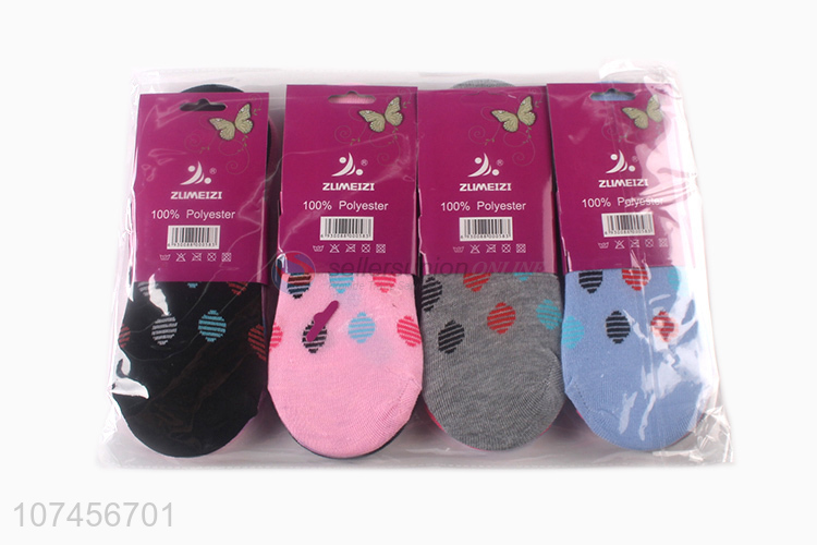 Premium quality fashiom ladies invisible socks boat sock