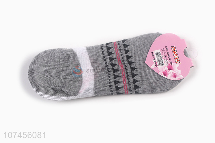 Excellent quality women sports boat socks low-cut socks