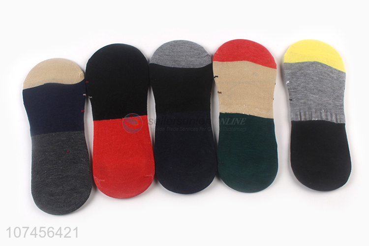 Good quality anti-slip socks men's no show socks