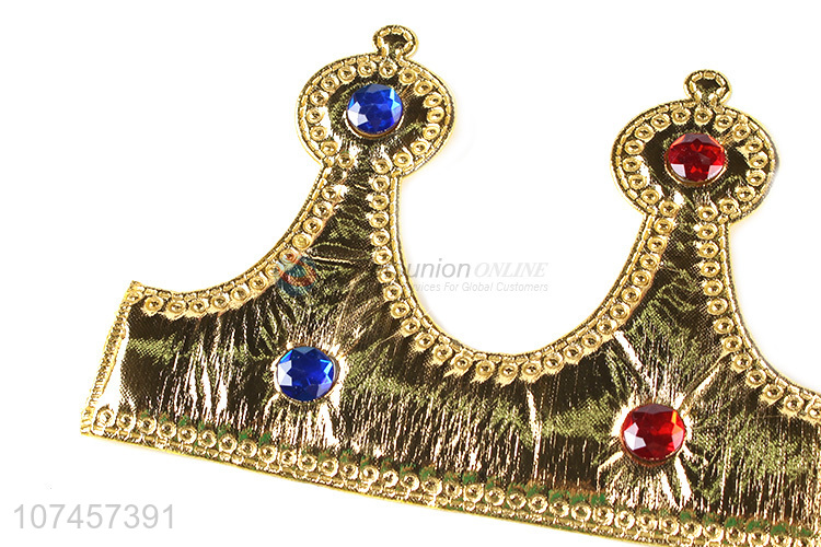 New Selling Promotion Novelty Fairy Crown Gold Tiara Toy