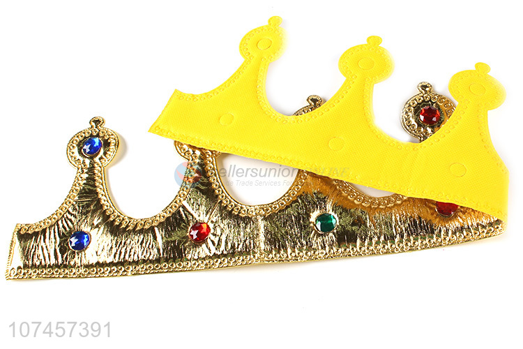 New Selling Promotion Novelty Fairy Crown Gold Tiara Toy