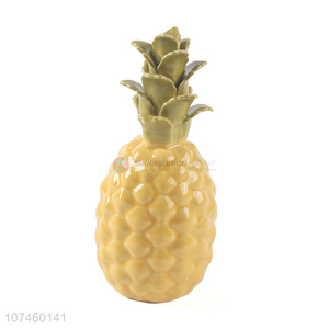 Custom Simulation Pineapple Porcelain Crafts Home Decoration