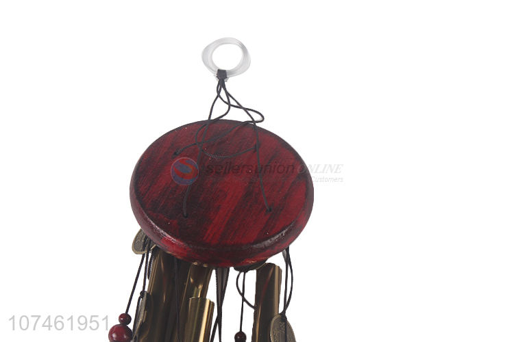 Competitive price indoor decoration wooden wind chimes ancient coin wind bell