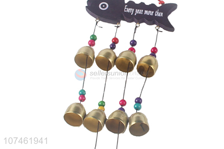 Wholesale popular garden ornaments wooden wind chimes balcony hanging ornaments