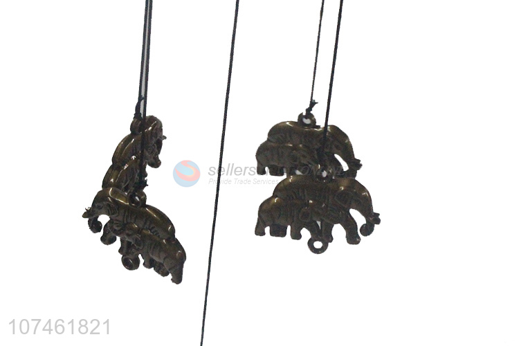 High quality garden ornaments retro wind chimes elephant wind chimes