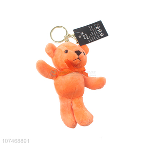 New arrival plush bear handbag ornaments stuffed key chain toy