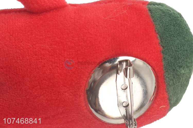 Best quality stuffed red pepper key chain plush bag ornaments