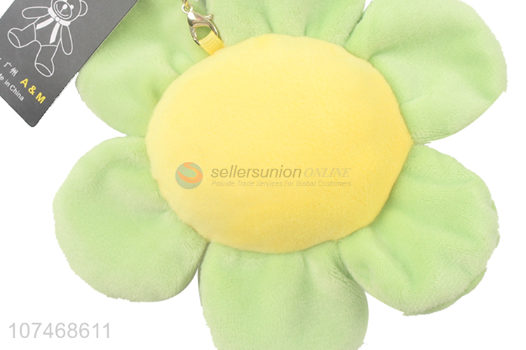 High quality plush flower keychain toys bag hanging decoration