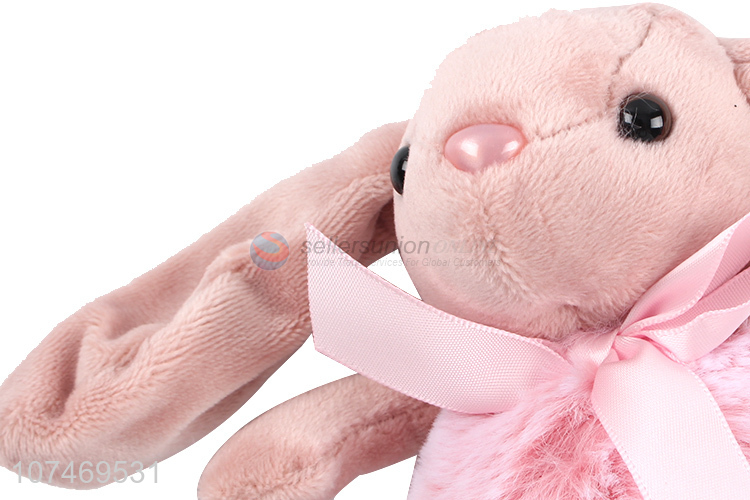 Factory Wholesale Soft Animal Rabbit Stuffed Plush Keychain