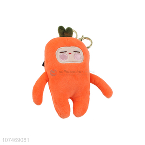 Competitive Price Cartoon Vegetable Lovely Soft Plush Doll Keychain