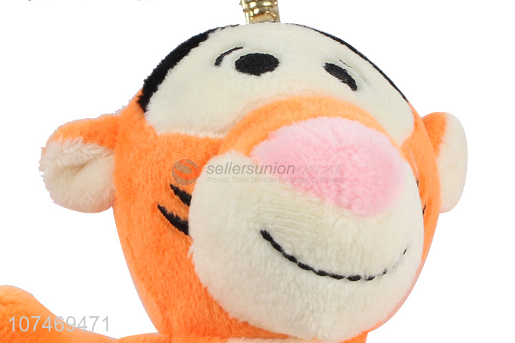 Wholesale Funny Backpack Keyring Small Plush Toy Cartoon Stuffed Animal Keychain