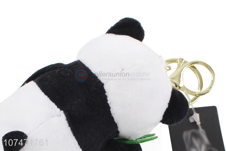 Good Quality Soft Cartoon Panda Plush Toy Key Chain