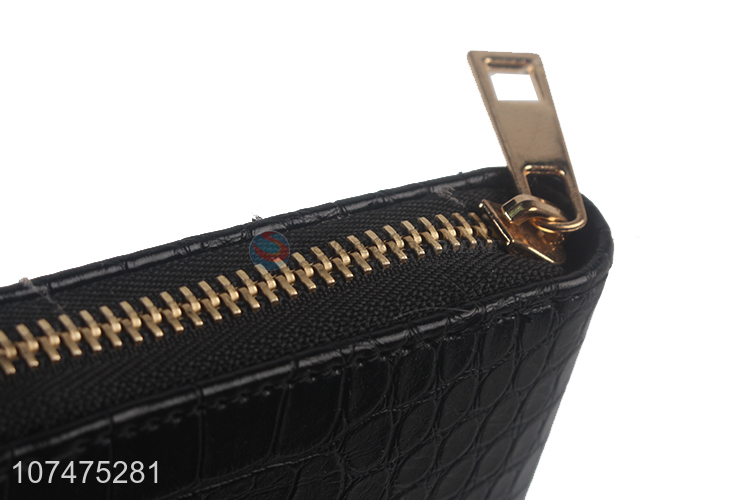 China factory alligator grain ladies purse fashion clutch bag