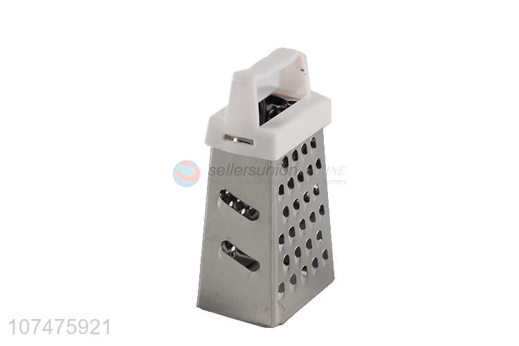 Factory price kitchen utensils 4 sides stainless iron cheese grater