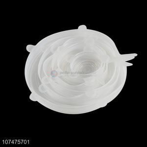 Good quality kitchen gardgets reusable flexible silicone bowl lids