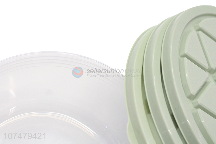 Best Selling 4 Pieces Plastic Bowls With Lid Set