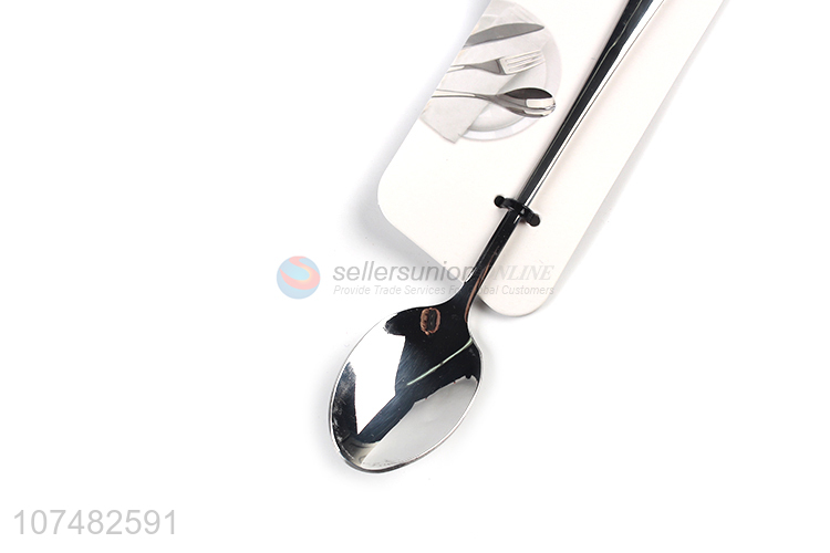 Good Sale Long Handle Stainless Steel Spoon Dinner Spoon