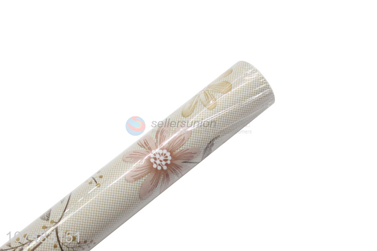 Promotional Flower Pattern PVC Wall Paper Room Decoration Wall Covering