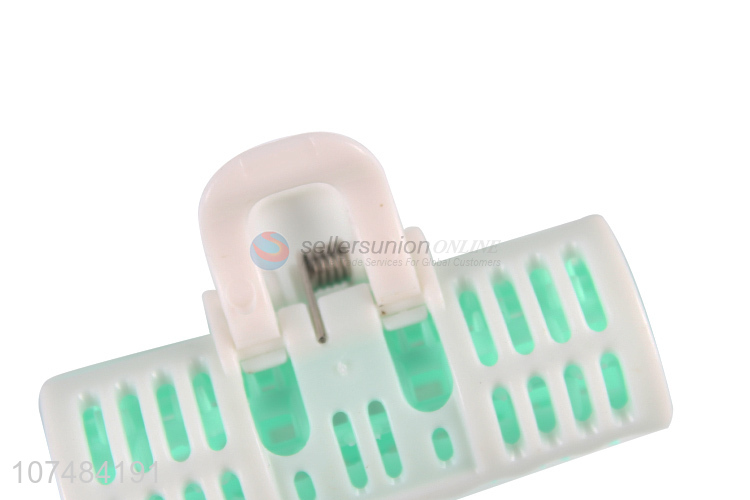 New selling promotion plastic hair roller plastic curling clip