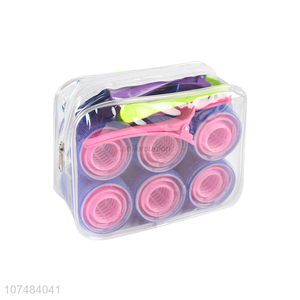 Top selling plastic hair roller hair dress tool diy hair curler set