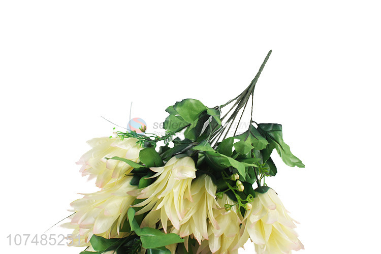 Popular products indoor decoration 9 heads pitaya flower artificial bouquet