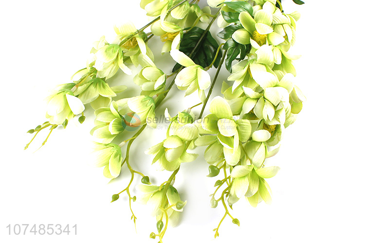 Good sale home decoration 7 heads plastic convallaria artificial flowers