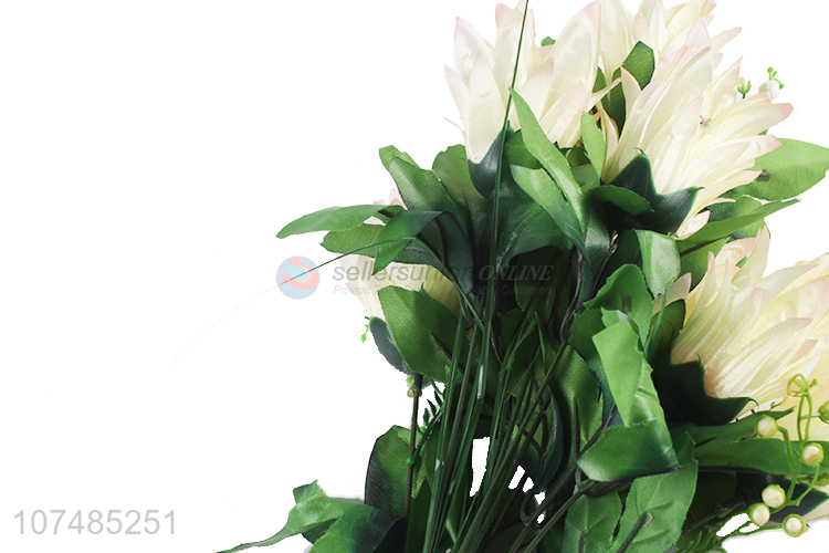 Popular products indoor decoration 9 heads pitaya flower artificial bouquet