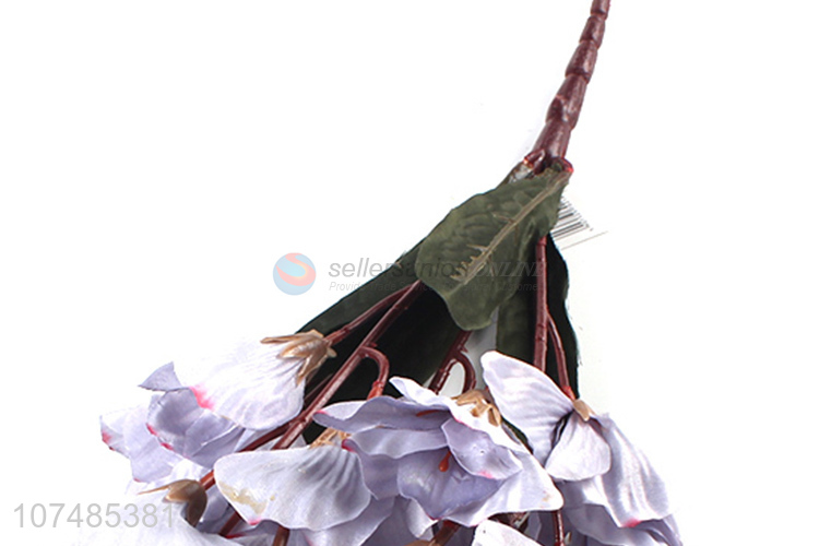 New products decorative 5 heads simulation orchid plastic flowers