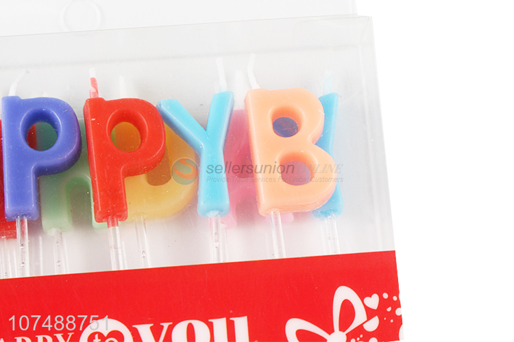 Good Sale Colorful Cake Candle Birthday Letters Candle