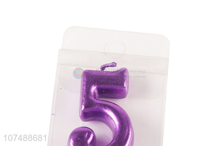 Promotional Colorful Number Candle Fashion Birthday Candle