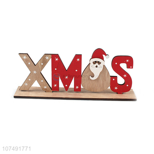 Hot Selling Holiday Crafts Wooden Exquisite Letter Christmas Decoration