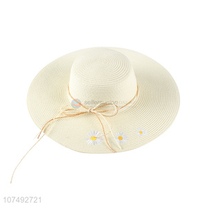 Wholesale Custom Summer Beach Sun Cap Paper Straw Hat