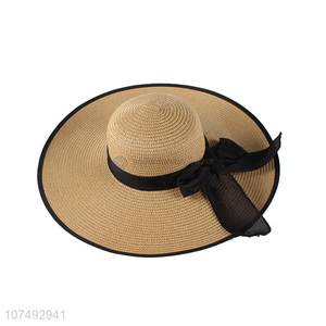 Top Selling Wide Brim Straw Hat Summer Paper Straw Hat Sun Hat