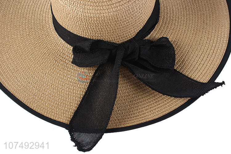 Top Selling Wide Brim Straw Hat Summer Paper Straw Hat Sun Hat