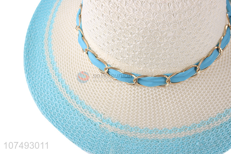 Factory Sell Fashion New Sunshade Polyester Hat For Women