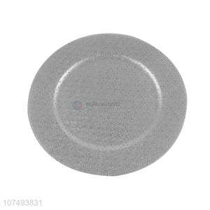 Good market plastic dinnerware round plastic dessert plate