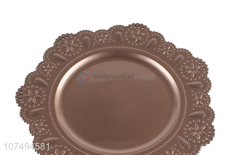 Factory wholesale wedding dinnerware plastic serving plate tray