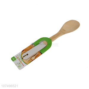 Good quality kitchen natural bamboo spoon for cooking