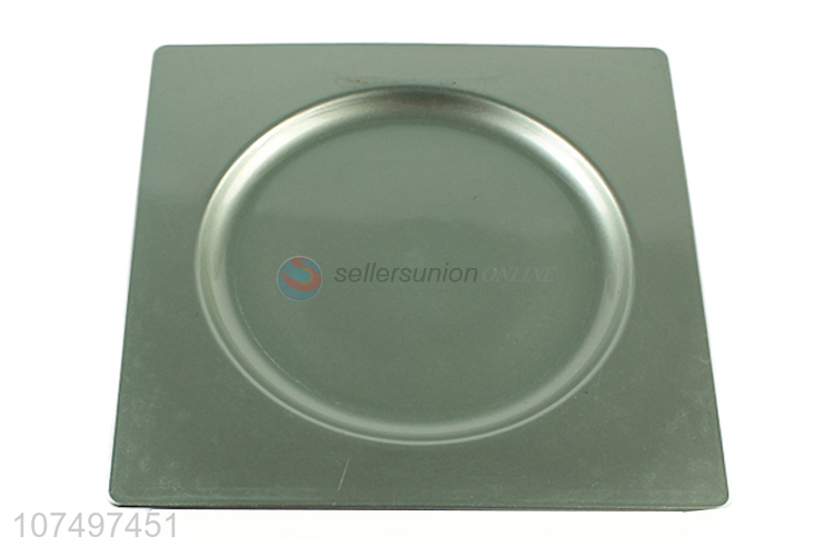 Personalized Design Square Plastic Plate Serving Plate