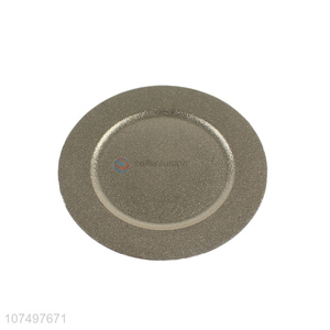 Good Quality Round Serving Plate Plastic Flat Plate