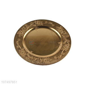 Low Price Round Food Serving Plate Fashion Charger Plate