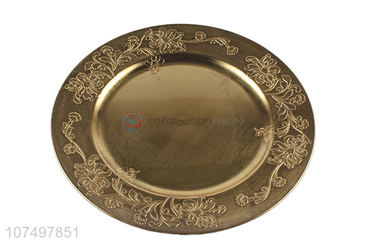 Low Price Round Food Serving Plate Fashion Charger Plate