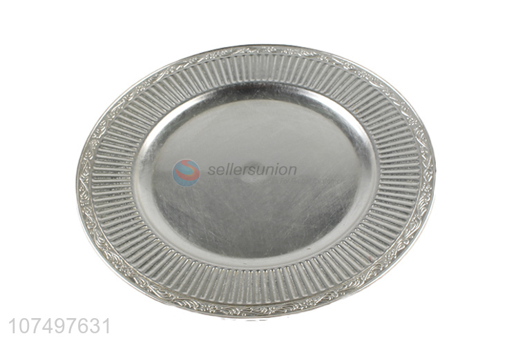 Best Selling Round Serving Tray Plastic Charger Plate