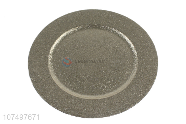 Good Quality Round Serving Plate Plastic Flat Plate