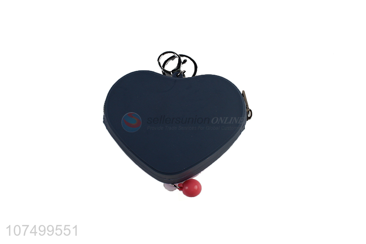 Wholesale Heart Shape Silicone Coin Purse Change Purse