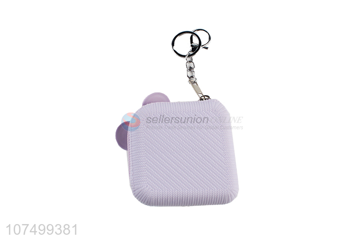 Creative Design Silicone Coin Purse With Key Chain