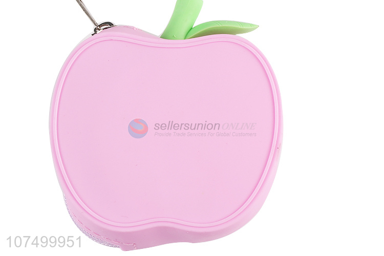 Good quality lovely silicone change purse with key chain