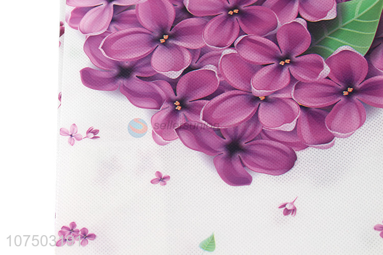 Competitive Price Flower pattern printing Non-woven Eco Friendly Shopping Bag