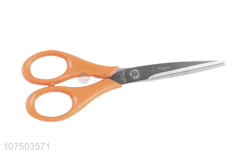 Factory Sell Office Scissorss Plastic Soft Handle Stainless Steel Scissors