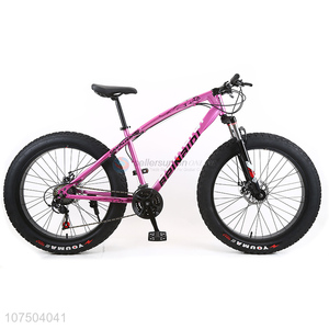 Hot Selling 26 Inch Adults Sports Snow Bicycle With Big Fat Tire